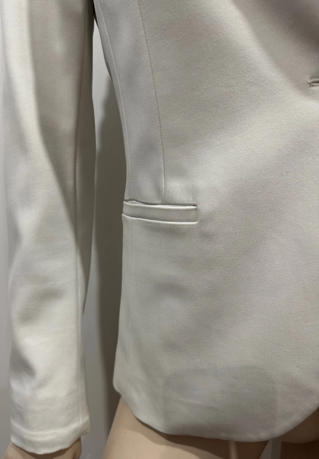 Giacca blazer GUCCI avorio panna misto cotone foderato IT 42 UK 10 Made in Italy