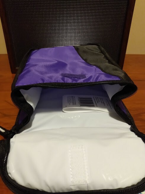 Arctic Zone Dual Closure Insulated Lunch Bag - Purple - 7" x 3.85" x 9.37"