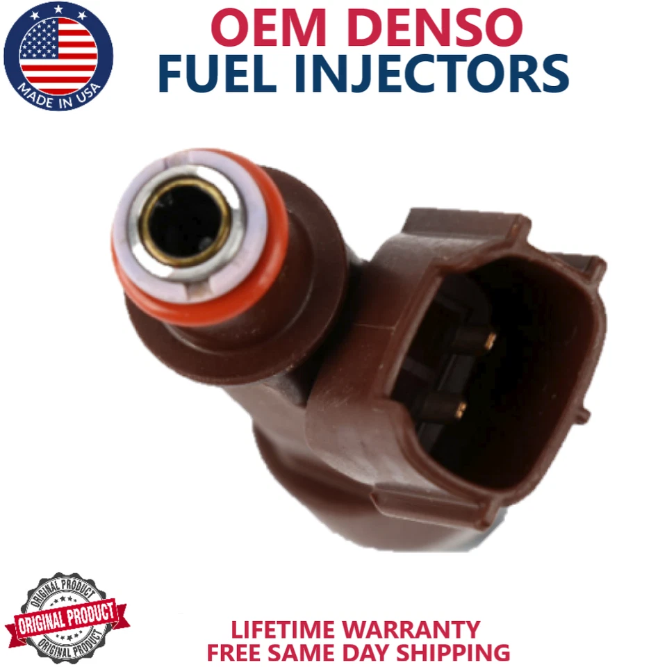 NUEVO x8 OEM DENSO inyectores de combustible para Toyota Land Cruiser 2005, 2006, 2007 4,7 L V8 Foto 3 de 3