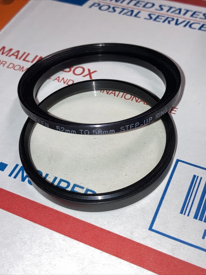Tiffen 52mm To 58mm Step-Up & HOYA 52mm UV & 58mm Skylight Filter Camera Lens - Image 2 of 4