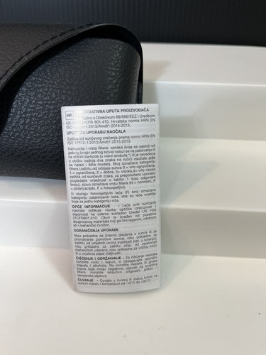 Ray Ban Eye Glass Case and Instruction Care Booklet No Glasses Case & Book Only - Picture 4 of 12
