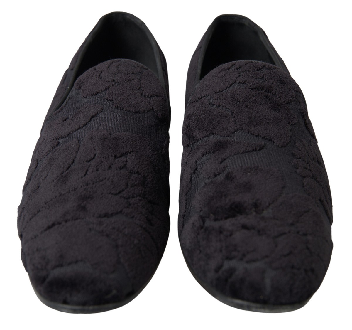 DOLCE & GABBANA Shoes Dress Black Brocade Loafers Formal  display picture 3