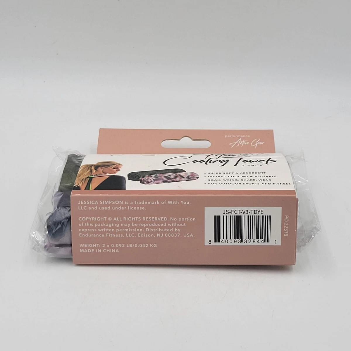jessica simpson fitness cooling towels 2 pack eBay