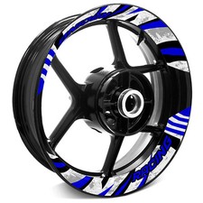 Pegatinas llanta azul moto S14W para Yamaha YZF R6 YZF-R1 16 17 18 19 20 21