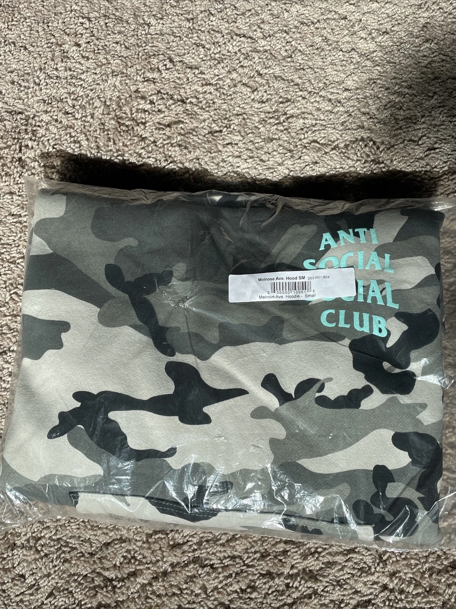 Anti social social club camo hoodie 2025