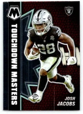 2021 Mosaic Josh Jacobs Touchdown Masters TM-9 Raiders mb01
