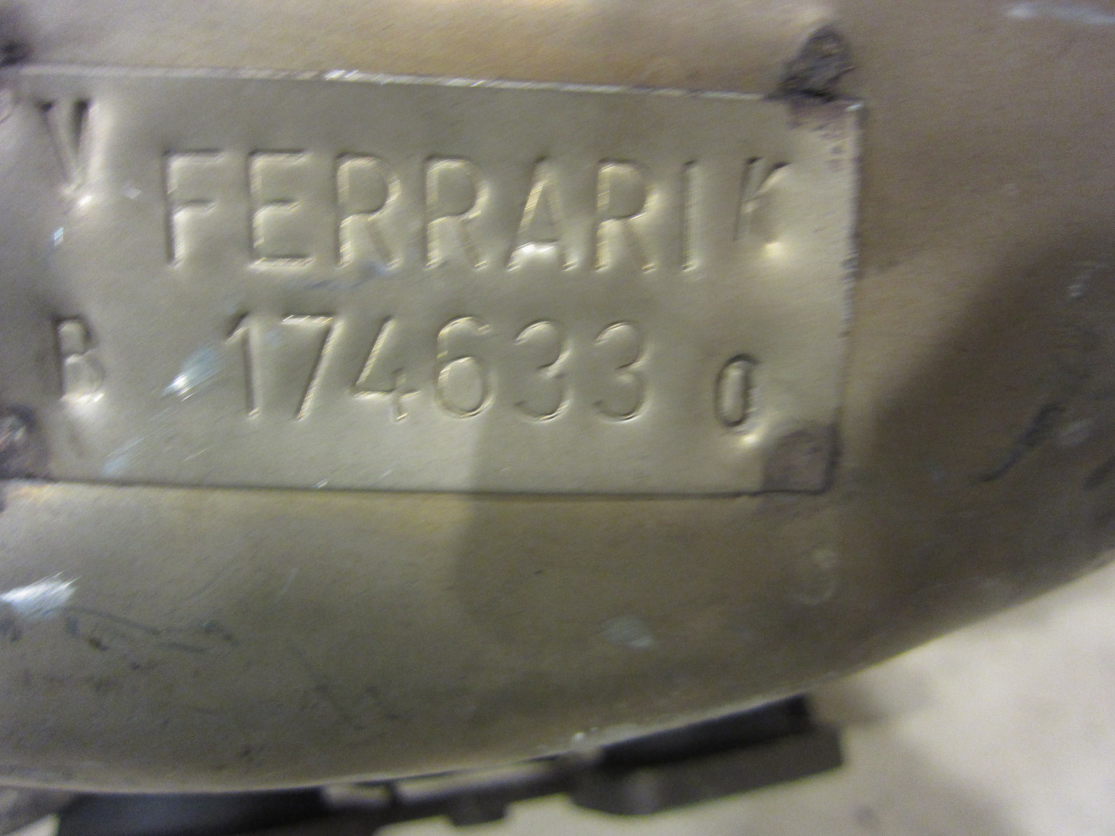 Ferrari 456 - LH Rear Exhaust Manifold - P/N # 174633