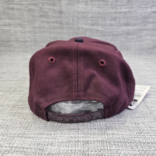 Gorra trasera de colección Indiana Hoosiers bordada borgoña y azul marino EE. UU. - Imagen 3 de 6