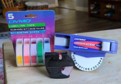 Dymo Organizer Plus Label Maker Plus 6 Extra New Rolls Esselte Multi Colors