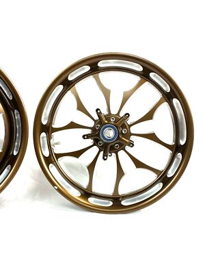 STOCK SIZE SUPER ROOT BEER CONTRAST RECLUSE WHEELS 12-20 KAWASAKI