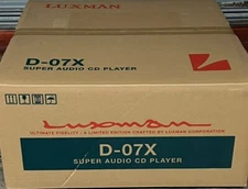 LUXMAN D-07X SACD/CD player Super Audio CD PLAYER MQA-CD compatible