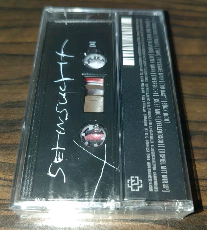 Original RAMMSTEIN Sehnsucht (Anniversary Edition) MC Cassette Tape