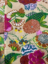 Indian Hand Block Print 1435 Pure Cotton Fabric New Floral Print 2.5 Yard