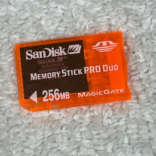 SanDisk Memory Stick PRO Duo 256MB Magic Gate Orange