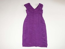 Adrianna Papell Women's V-Neck Sleeveless Sheath Dress Size 4 NWT Purple
