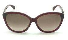 Diane von Furstenberg Ladies Designer Glossy Red / Brown Gradient Sunglasses