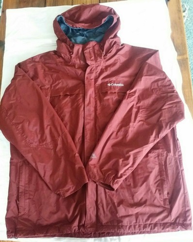 Mens COLUMBIA OMNI TECH waterproof coat 