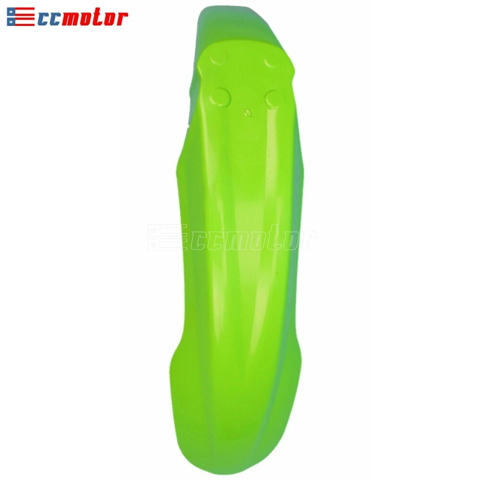 Guardabarros delantero para moto de cross Kawasaki KLX110 KLX125 KLX140L KLX250R Enduro Foto 4 de 4