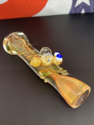 ANIMAL GLASS PIPA CHILLUM HEAVY 1 HITTER BOWL DUGOUT SMOKE BEE USA QUALITY BLOWN - Picture 6 of 12