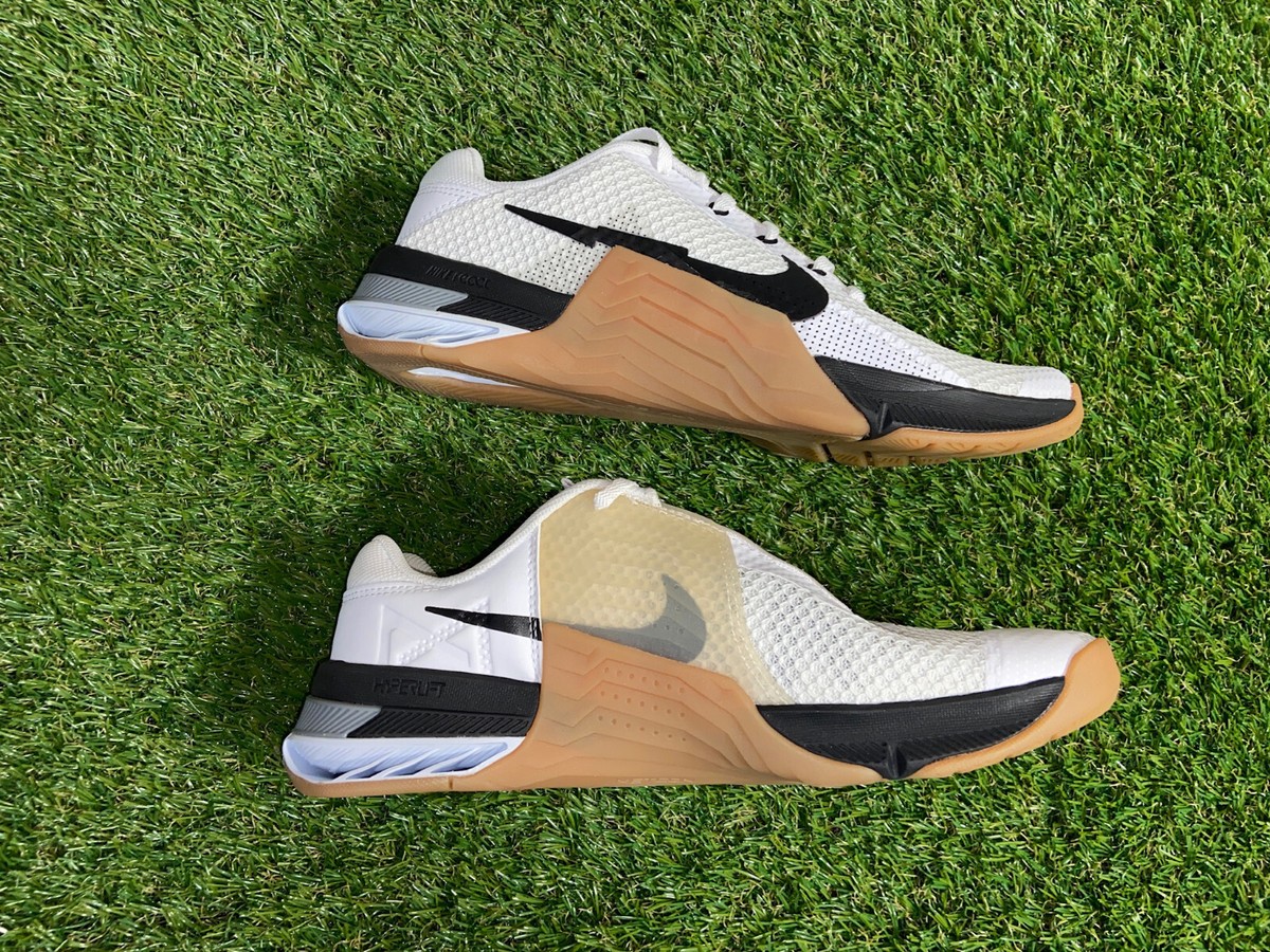 Nike Metcon 7 Training Shoes White Black Gum Brown CZ8281  display picture 1