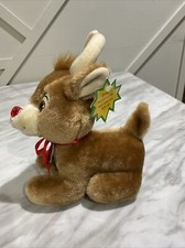Applause Rudolph the Red Nosed Reindeer Plush Non-Working Stuffed Animal Toy