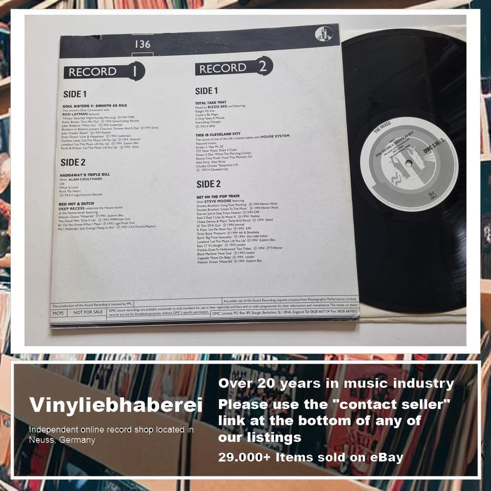 Various/ Take That/ Haddaway - The Mixes 136 2x Vinyl LP UK - Photo 4/4