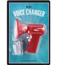 Mini Voice Changer, with 4 hilarious voices, amplify and distort your voice