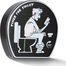 For Toilet Timer by  Classic , Funny Gifts for Men, Husband, Dad, Fathers Day,