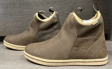 Men's Xtratuf Leather Ankle Deck Boot Explorer Grade XAL-900 (Brown) - Size 14