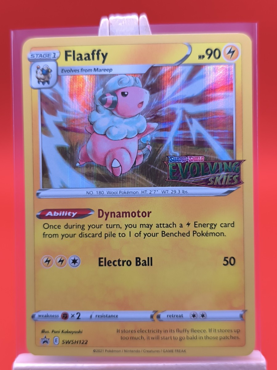 Flaaffy SWSH122 Evolving Skies Prerelease Holo Rare Promo Pokemon
