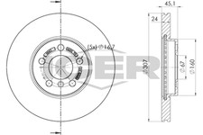 Bremsscheiben f�r BMW F40 F45 F44 F46 2 Gran Tourer Van X1 F48 X2 F39 ab 14->