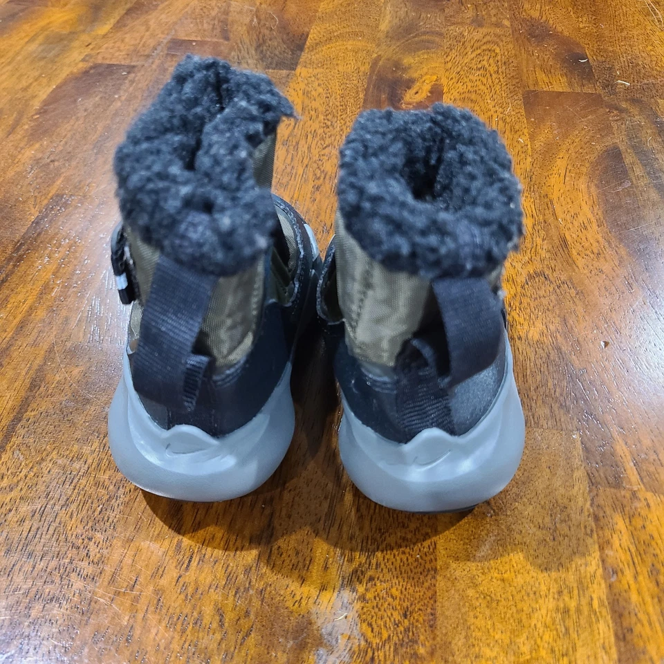 Nike Niño Pequeño Flex Advance Bota Gris Caqui-Verde Strike Talla 4C Invierno DD0303-300 Foto 4 de 4