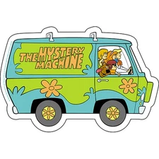 Stickers - C&D Visionary - Scooby Doo The Mystery Machine Classic Van NEW Decal