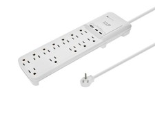 Monoprice 12-Outlet Surge Protector Power Strip - 3600 Joules, 2 USB-C  1