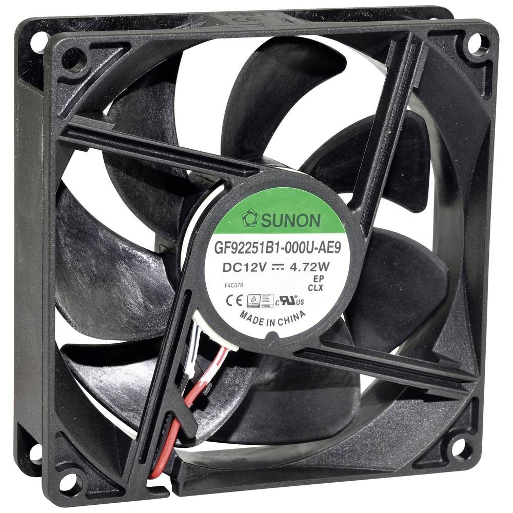 Ventilateur axial Sunon GF92251B1 12V 92mm pour boîtier PC