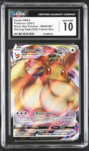 Pokemon TCG Eevee VMAX SWSH087 Sword & Shield Promo CGC 10 Gem Mint