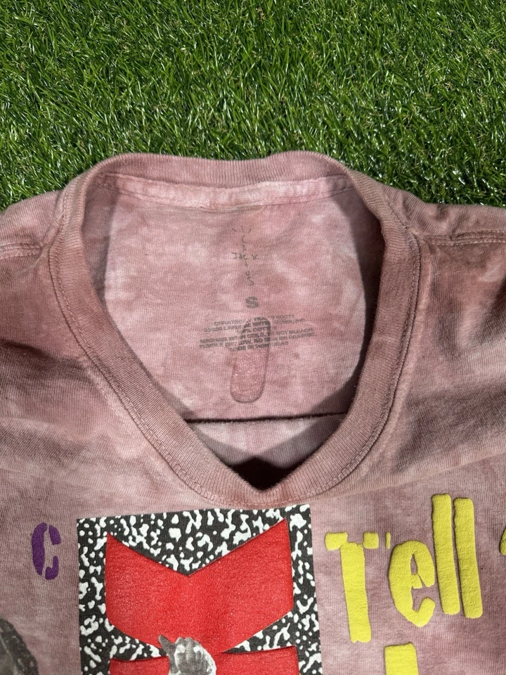 Travis Scott x McDonald's tie-dye tee - pink and purple streetwear tee - Image 2 of 4