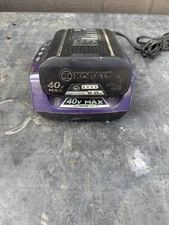 Kobalt 40V Max Charger & 2.0Ah Battery KB 240-06 Lithium Ion Quick Charge