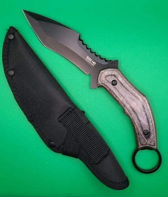 SOG HQ Phantom Edge Karambit Tanto Fixed Blade Knife Sawback Full