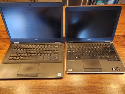 Lot Of 2 Dell Latitude E5470 E7240 Core i5 NO HDD Or Ram NO Bottom Parts Only 