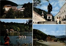 Lake View Baile Herculane Romania vintage postcard a242