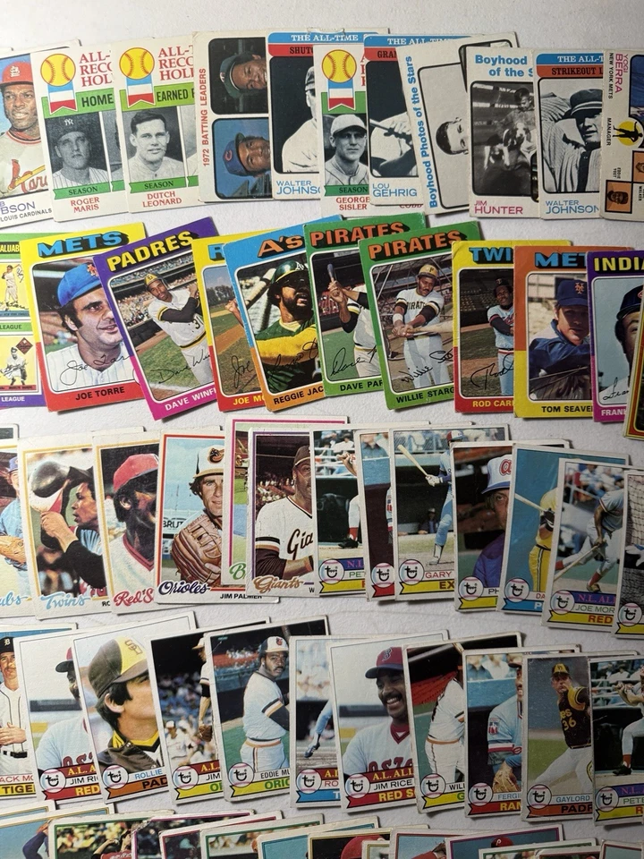 1970-1979 Topps Stars/HOF Only (400) Card lot Aaron Mays Rose Ryan Bench Munson+ - Image 4 of 4