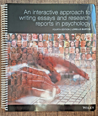 Interactive Approach to Writing Essays & Reports in Psychology   4th Ed (Binder)