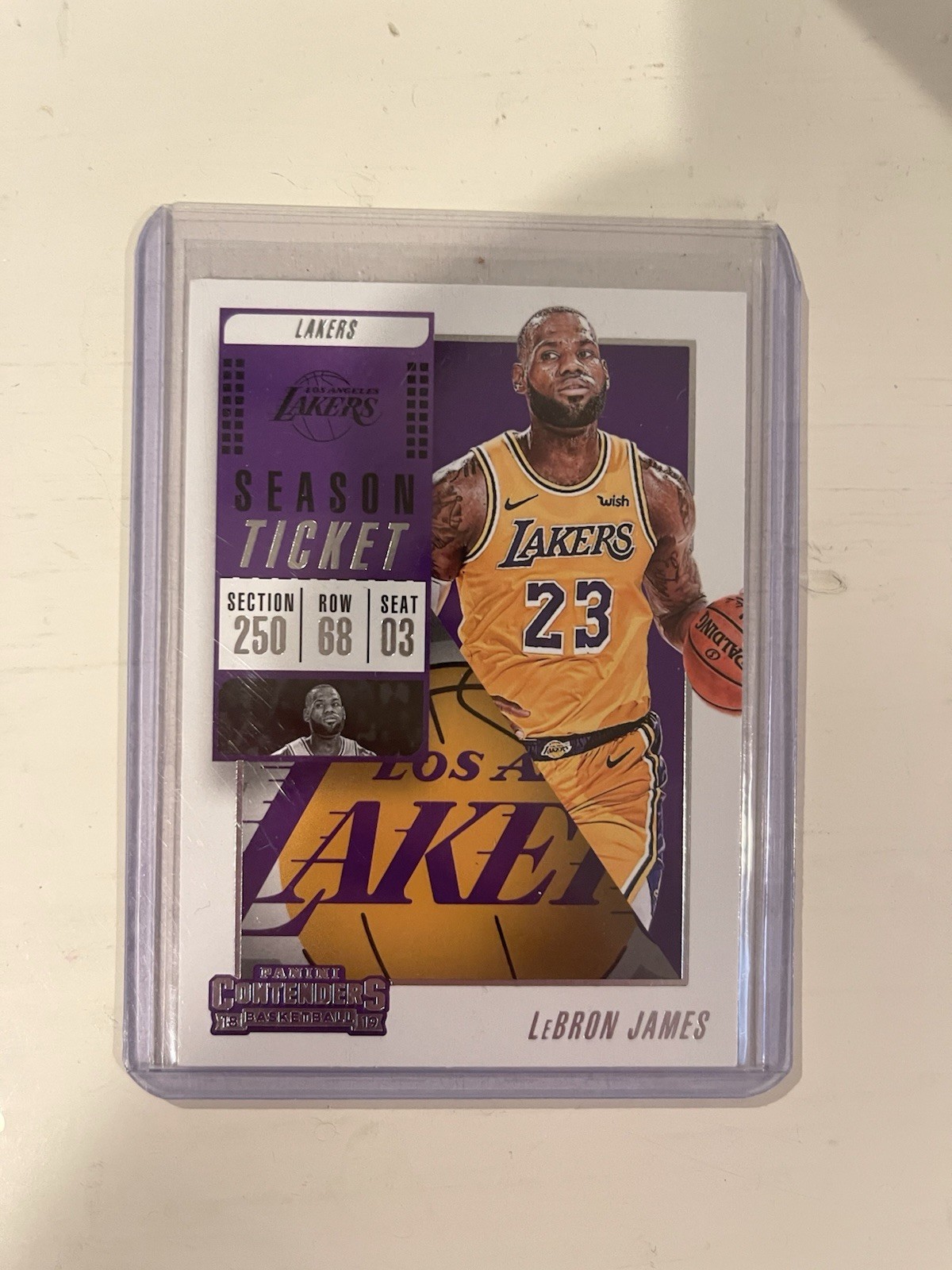 2018-19 Panini Contenders - Season Ticket LeBron James #30