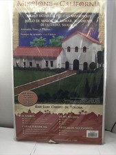 California Mission San Luis Obispo De Tolosa Foam Core Model Project Kit NOS