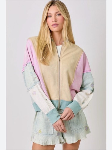 Mystree colorful zip up