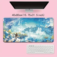40 90cm1pc Large Anime -S Inspired Gaming Mouse Pad - Non-Slip Rubber Base  Smo
