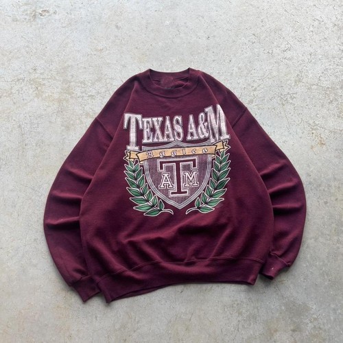 Vintage 90s Texas A&M Aggies NCAA College Crewneck Sweatshirt