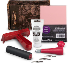Block Printing Fabric Kit - 7 Essential Tools for Creative Projects