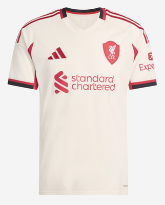 2025/26 Adidas Liverpool FC Authentic #7 WIRTZ UCL Away Soccer